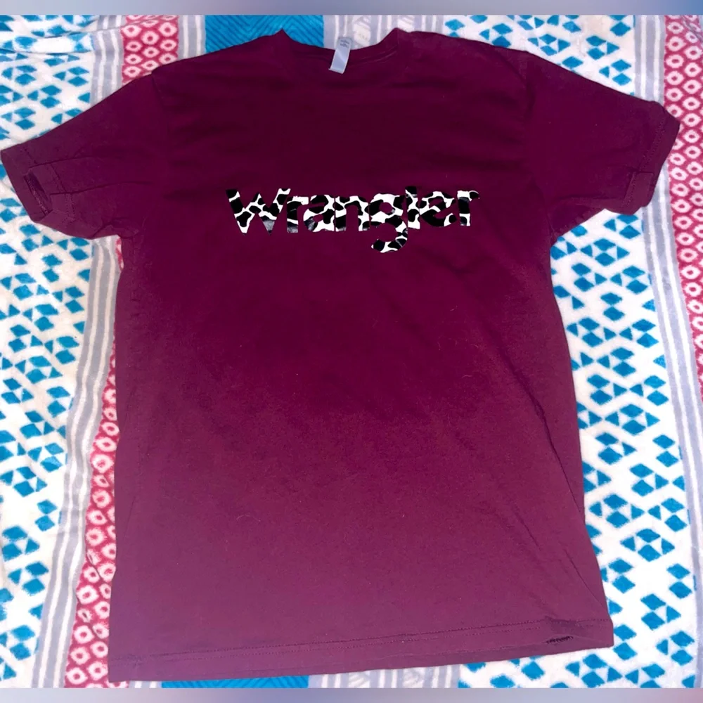 Wrangler cowprint graphic tshirt - Picture 1 of 4